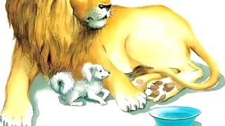 Лев и собачка толстой детские рисунки