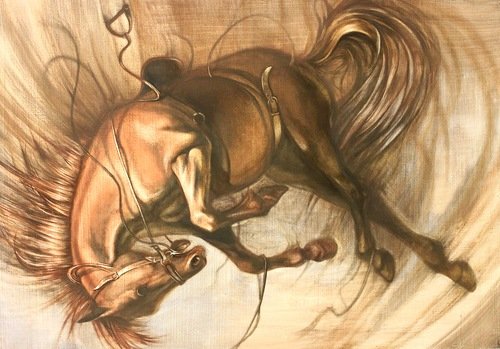 Тонконогий конь