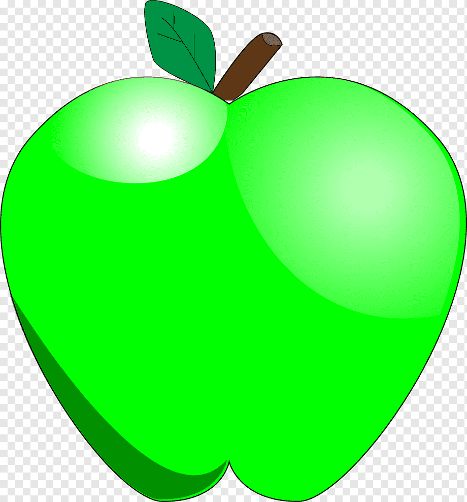 Яблоко мультяшное