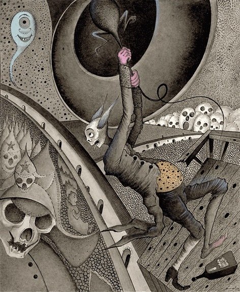 Иллюстрации к песням Высоцкого Михаил Шемякин художник