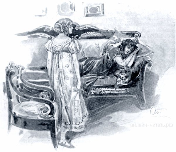 Наташа Ростова и Пьер Безухов на балу