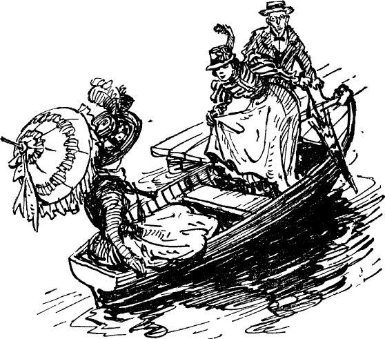 Джером Джером трое в лодке иллюстрации