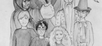 Джоан Роулинг рисунок