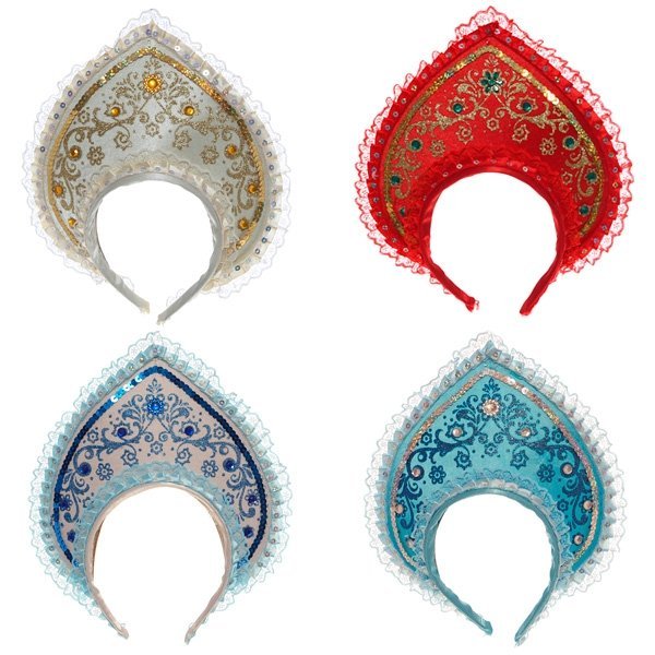 Кокошник древней Руси рисунок