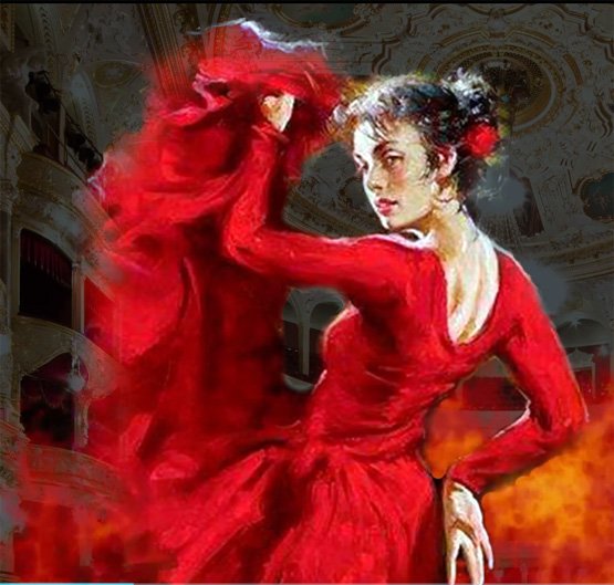 Театральный костюм Кармен