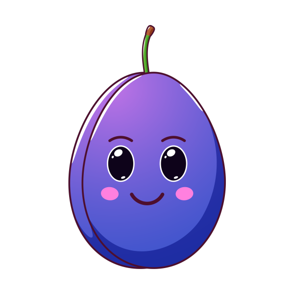 Слива рисунок