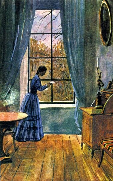 Обрыв карандашом