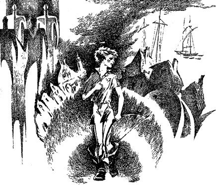 Крапивин голубятня на желтой Поляне иллюстрации