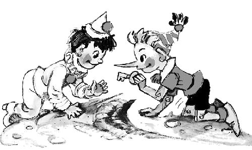 Буратино Пьеро Артемон