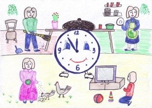 Делу время потехе час раскраска