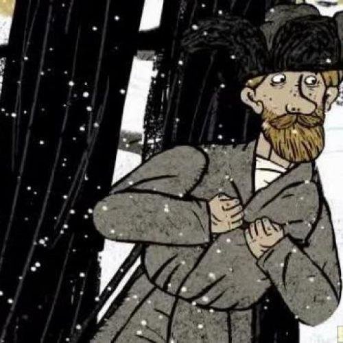 Барин и собака иллюстрация