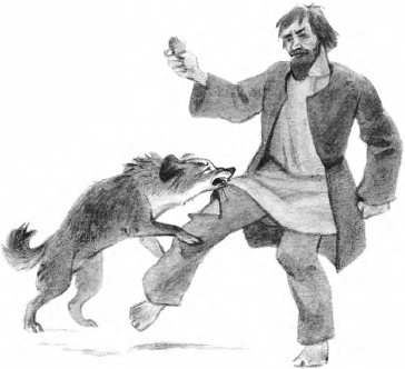 Крестьянин с повозкой