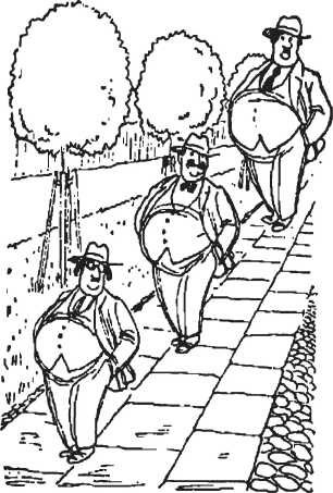 Три толстяка Суок рисунок