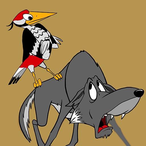 Собака и дятел сказка