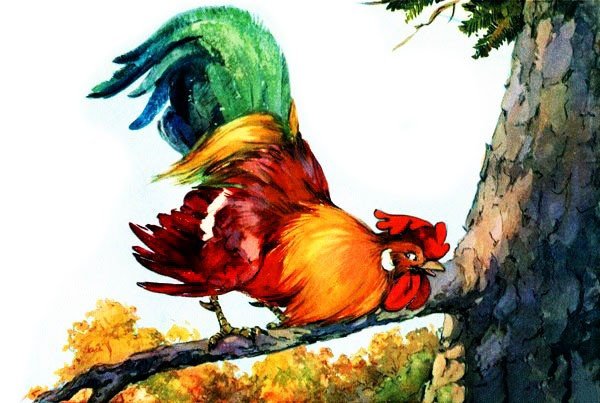 Константин Ушинский петух да собака