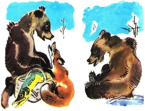 Как медведь хвост потерял Ненецкая сказка