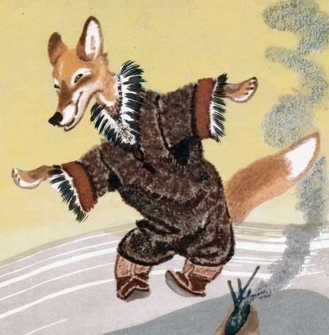 Хитрая лиса сказки народов севера