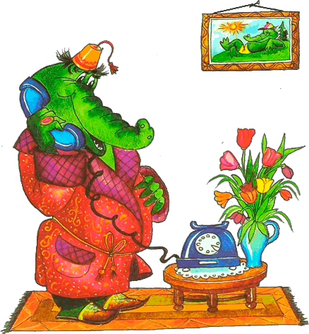 Герои Чуковского крокодил