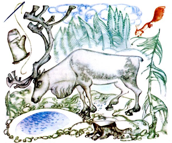 Рисунок по карельским сказкам