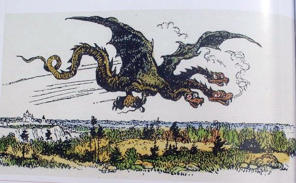 Пазлы Добрыня Никитич и змей Горыныч