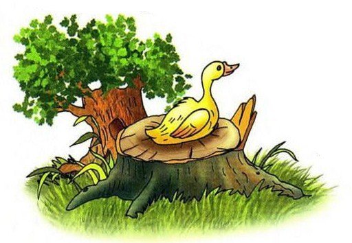 Золотой Гусь братья Гримм рисунок