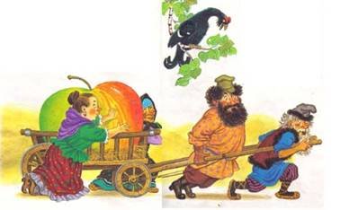 Рисунок к сказке чудесное яблоко
