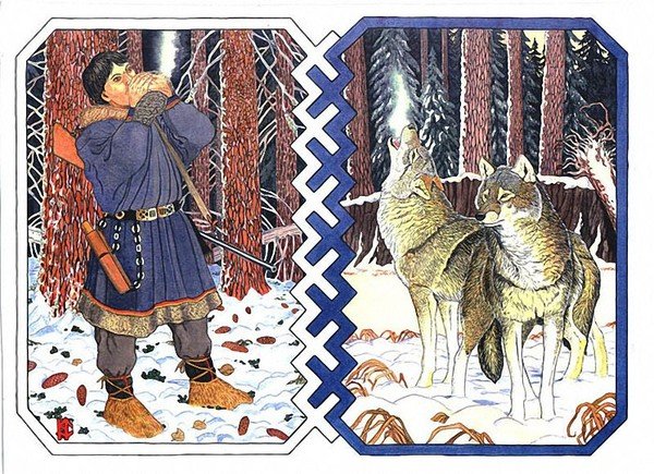 Росомаха и лисица Эвенкийская сказка