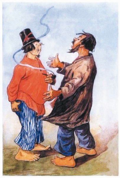 Бедняк и купец