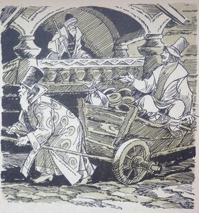 Рисунок к сказке Горшеня