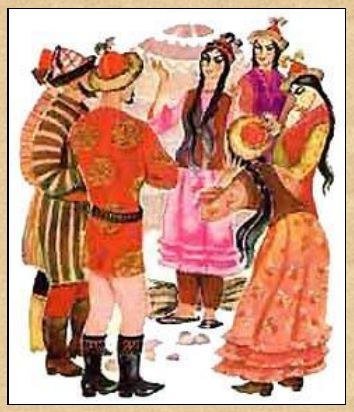 Мудрая девица и семь разбойников сказка