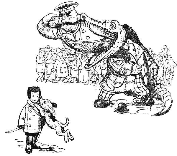 Чуковский крокодил с Тотошей и Кокошей