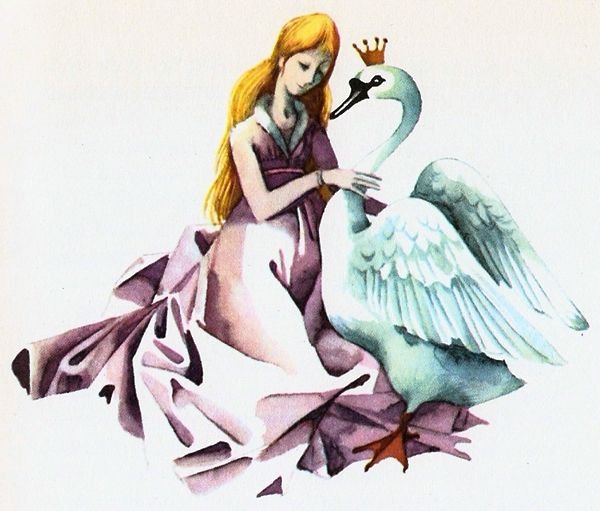 Дикие лебеди мультфильм Ганс христиан Андерсен