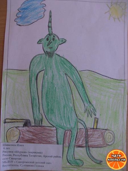 Рисунок Шурале Габдулла