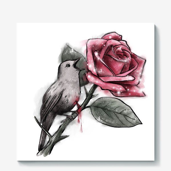 Оскар Уайльд Соловей и роза иллюстрации