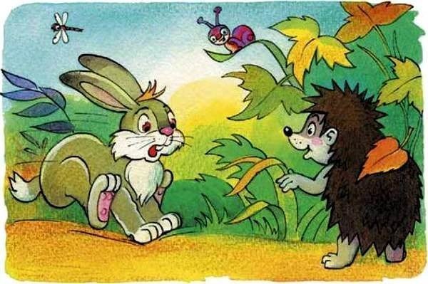 Сказка заяц и еж братья Гримм
