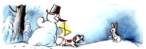 Снеговик-почтовик мультфильм