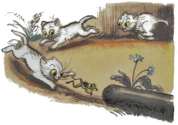 Сказка три котенка Сутеев