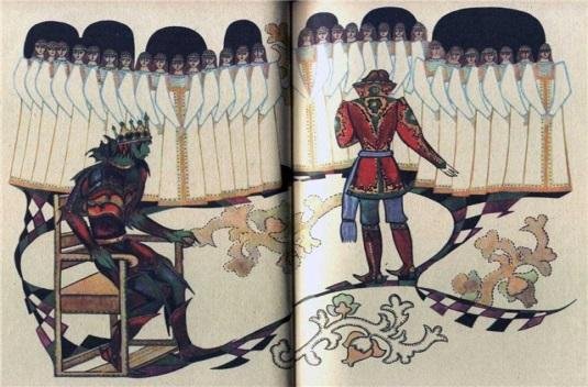 Сказка о царе Берендее Жуковский иллюстрации