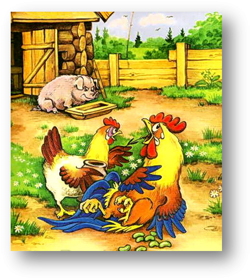 Петушок и бобовое зернышко сказка