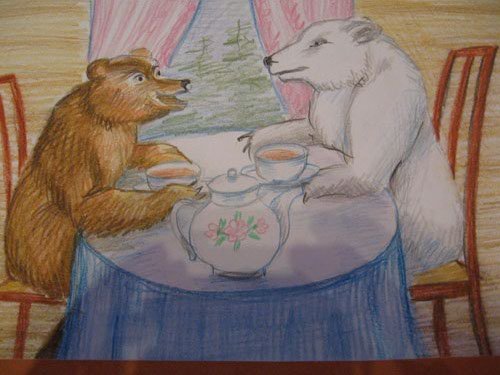 Белый медведь и бурый медведь Ненецкая сказка