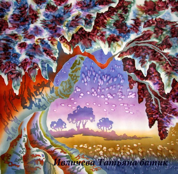 Батик сказочный лес