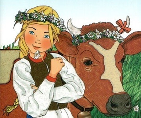 Иллюстрация к сказке мудрая девушка (49 фото)