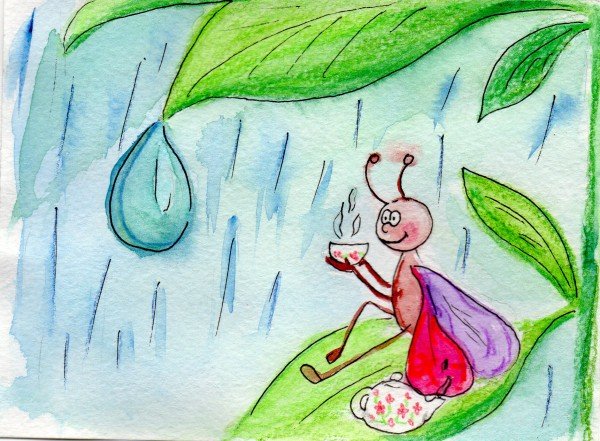 Сказка про козявочку рисунок