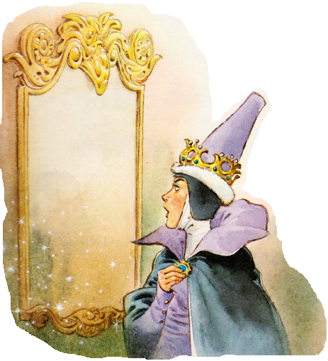 Рисунок к сказке Пушкина о мертвой царевне и семи богатырях