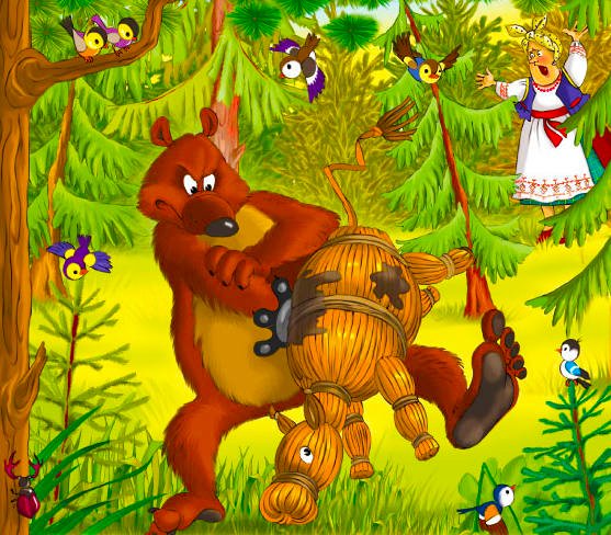 Сказка соломенный бычок смоляной бочок