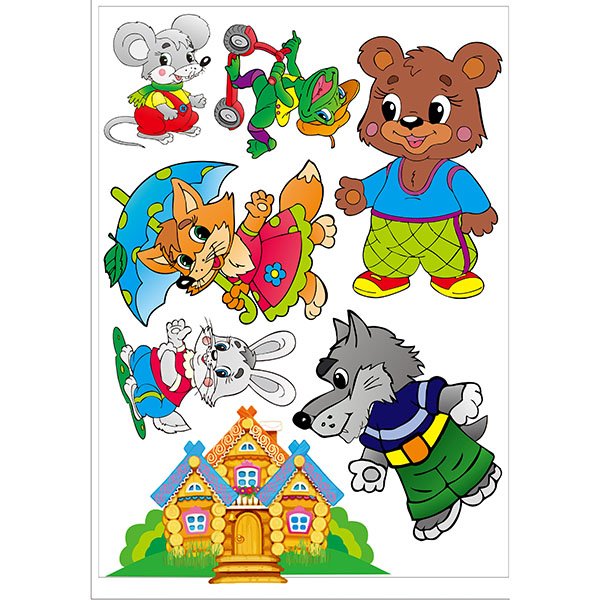 Сказочные герои сказки Теремок