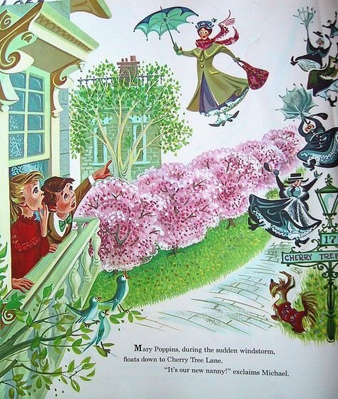 Иллюстрация к сказке Мэри Поппинс