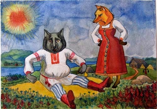 Лиса повитуха