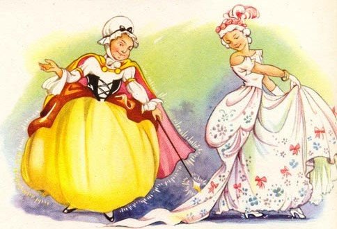 Фея-крестная Золушка иллюстрации из книг