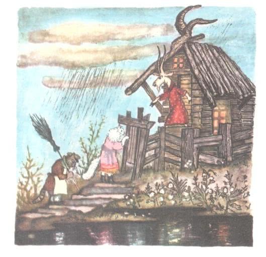 Кошкин дома Маршак иллюстрации